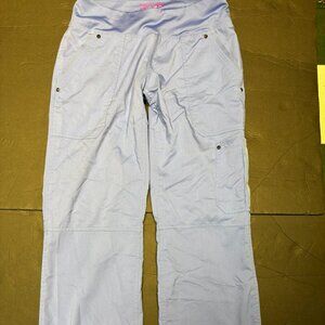 Healing Hands Purple Label Yoga Scrub Pants – XS Petite, Light Blue, NWOT